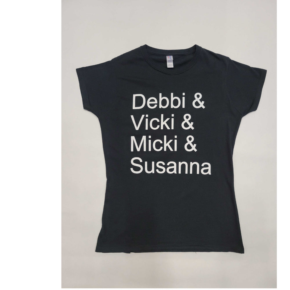 Ladies Names Crew Neck T-Shirt